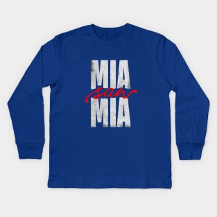 Mia San Mia grey Kids Long Sleeve T-Shirt